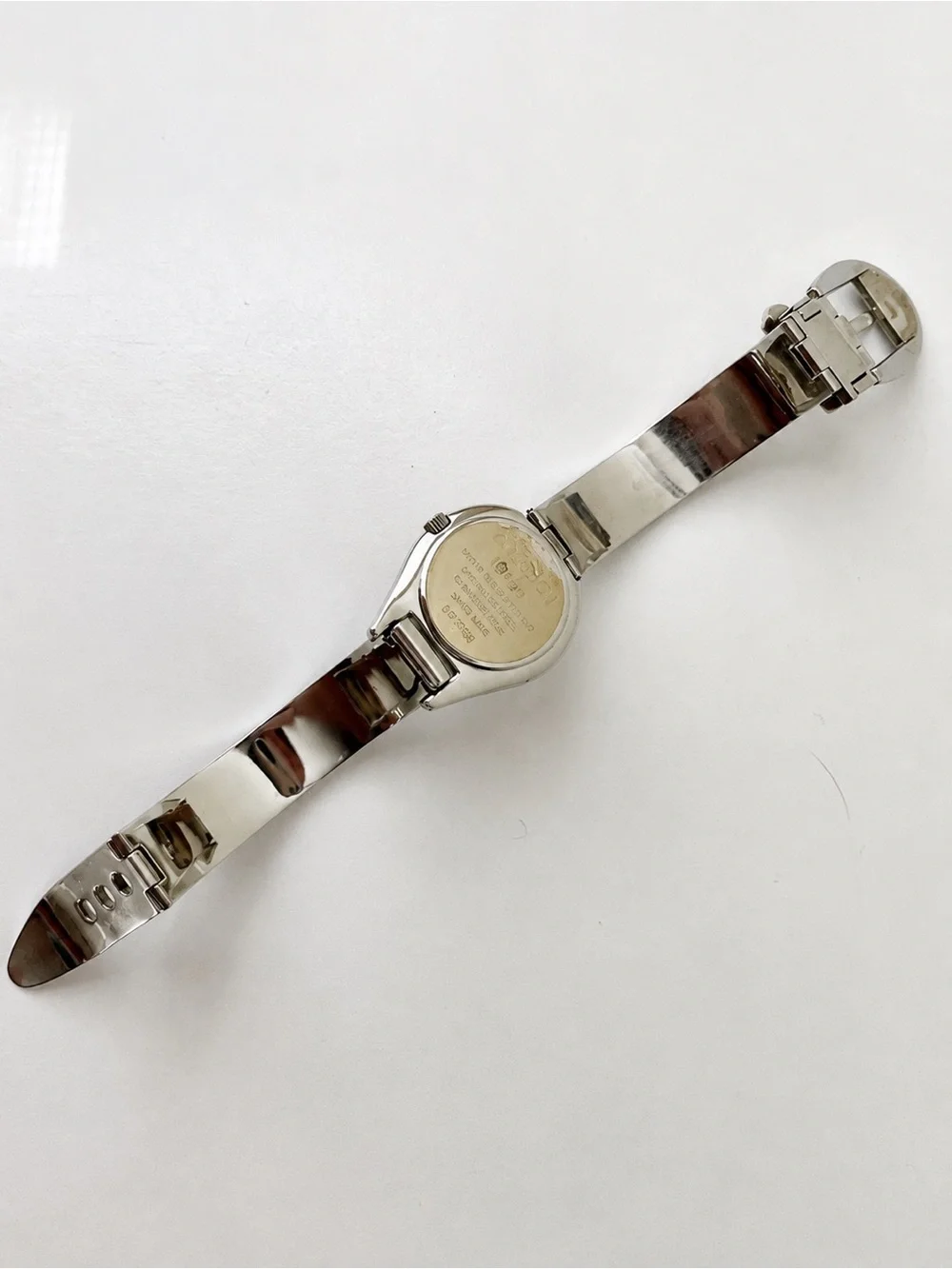 Vintage Gucci 6700L Stainless Steel Bangle Watch - Untested